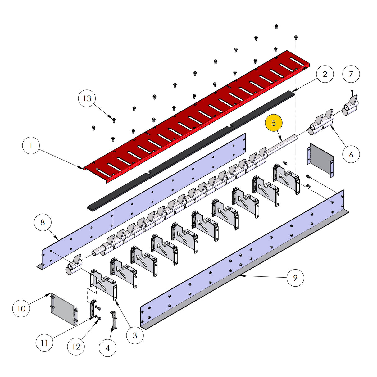 Doorking 1610-032 Tubo Acero 1"X72" Galvanizado