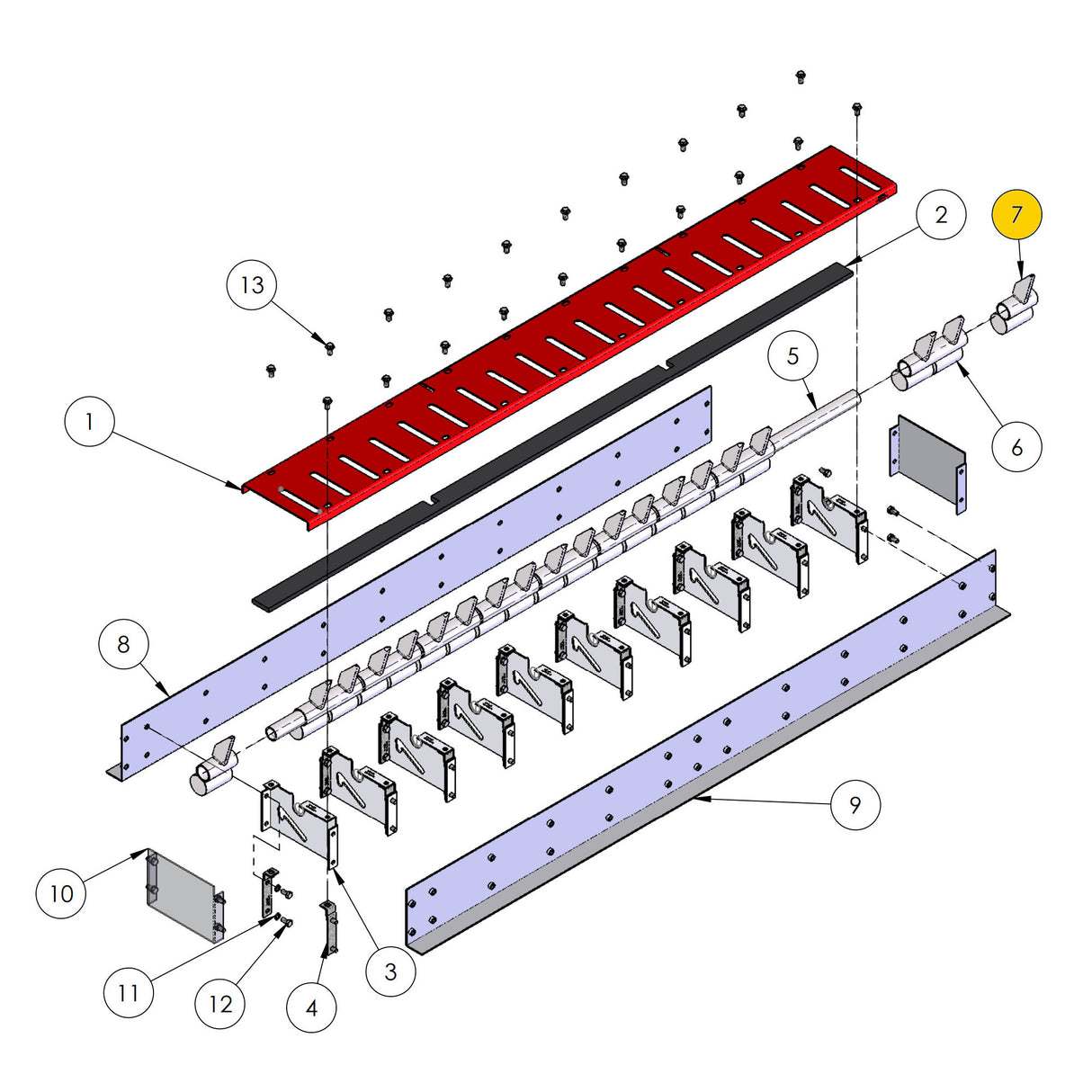 Doorking 1610-045 Spike, Weighted Assembly