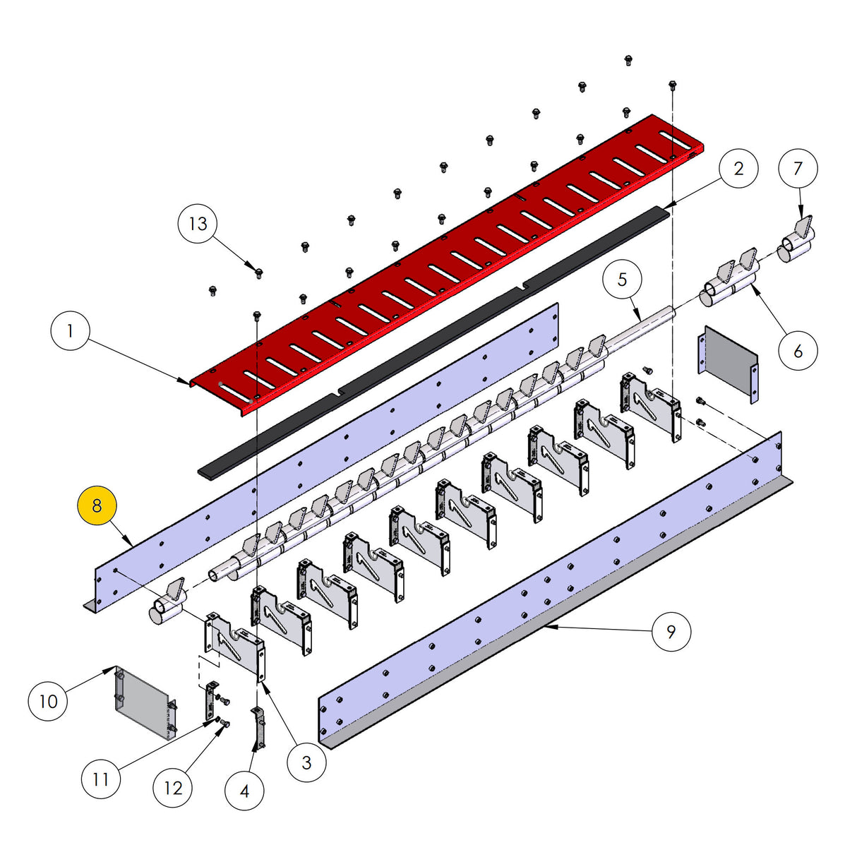 Doorking 1610-105 Panel lado derecho