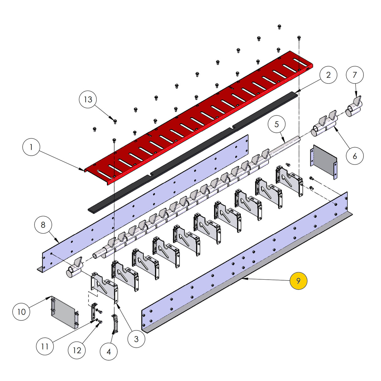 Doorking 1610-106 Panel lado izquierdo