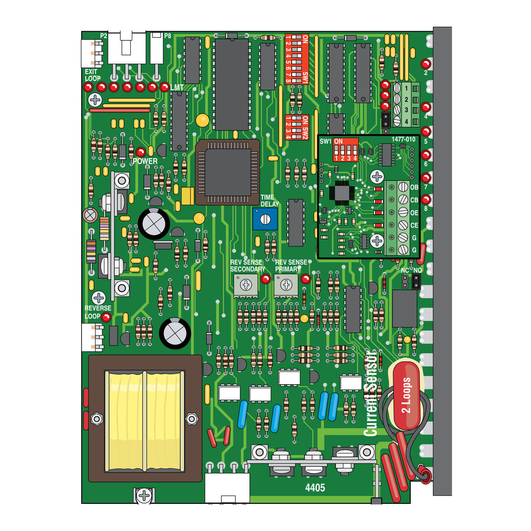 Doorking 4405-018 Circuit Board