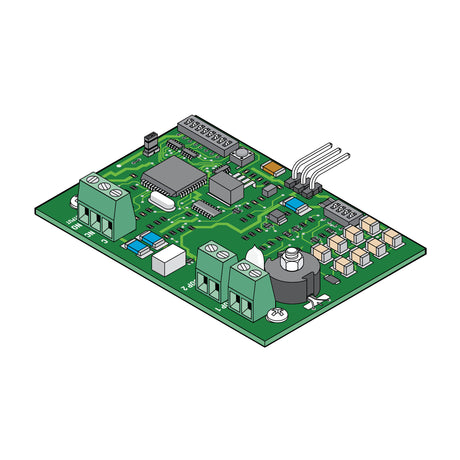 Doorking 9409-010 Dual-Channel Plug-In Loop Detector, side view