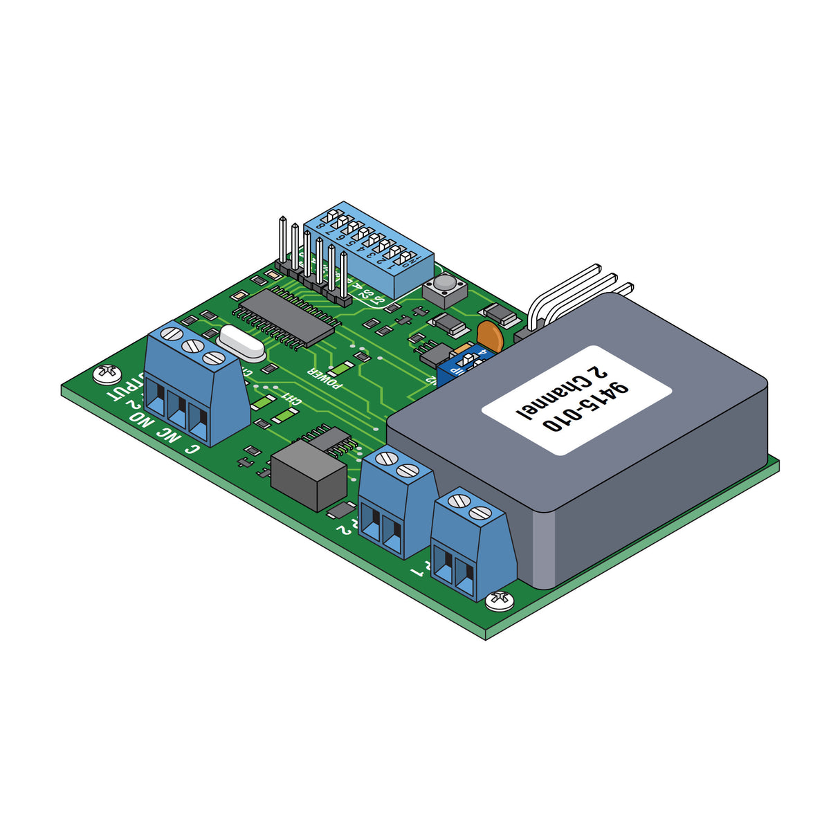 Doorking 9415 Dual-Channel Low Current Plug-In Loop Detector