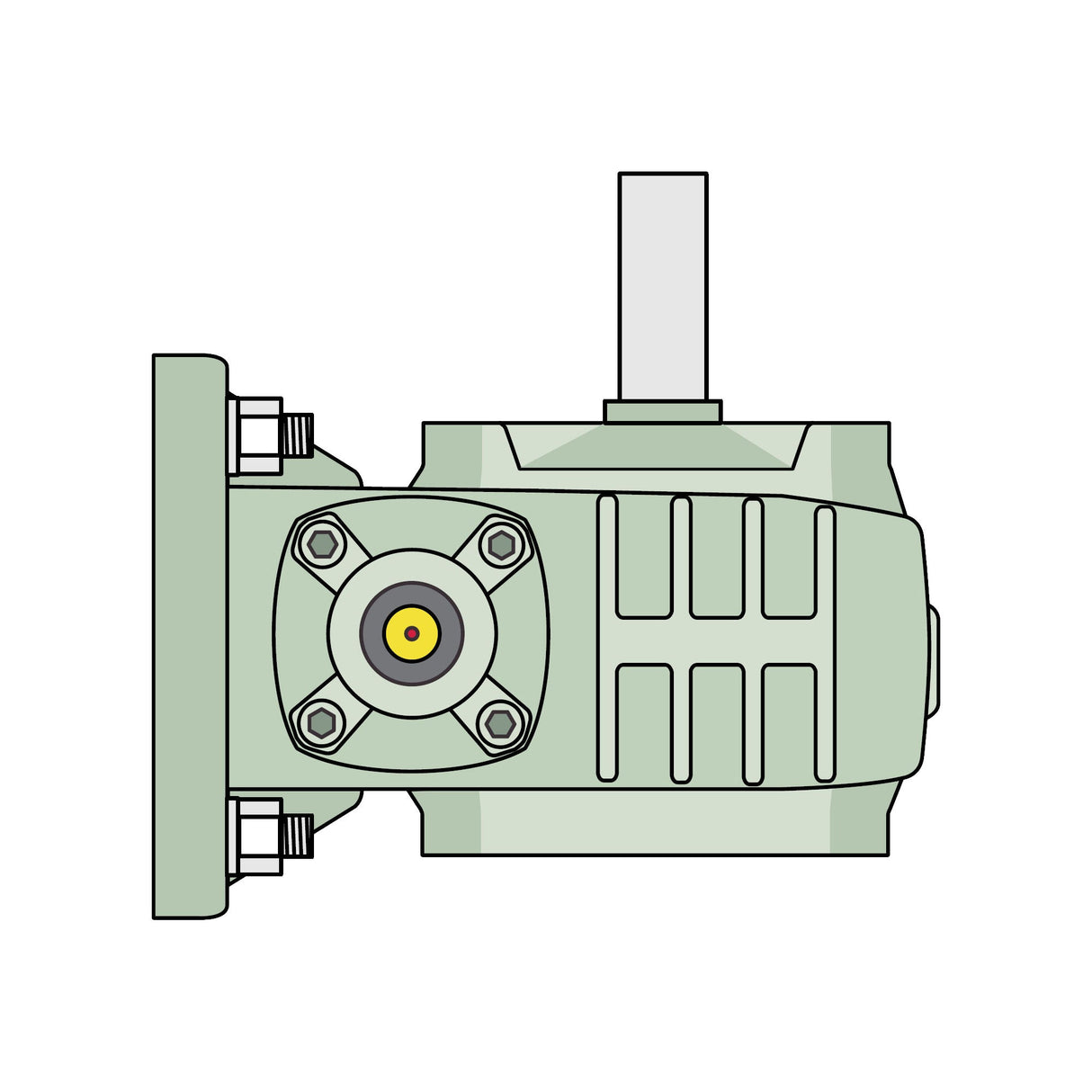 Eagle E180 Primary Gear Reducer, right view