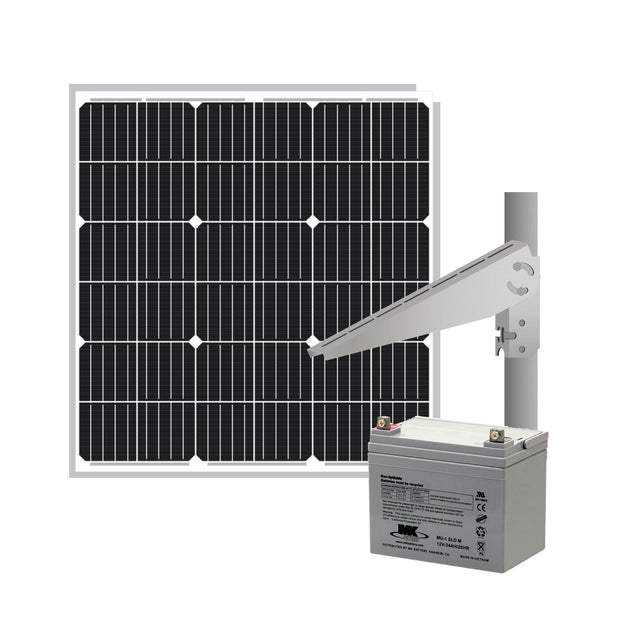Elite 50W/12V Solar Panel with 35Ah Battery | Elitegates.net