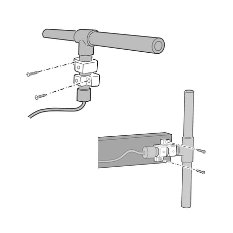 Linear EXA-2000 Directional Antenna, installation illustration