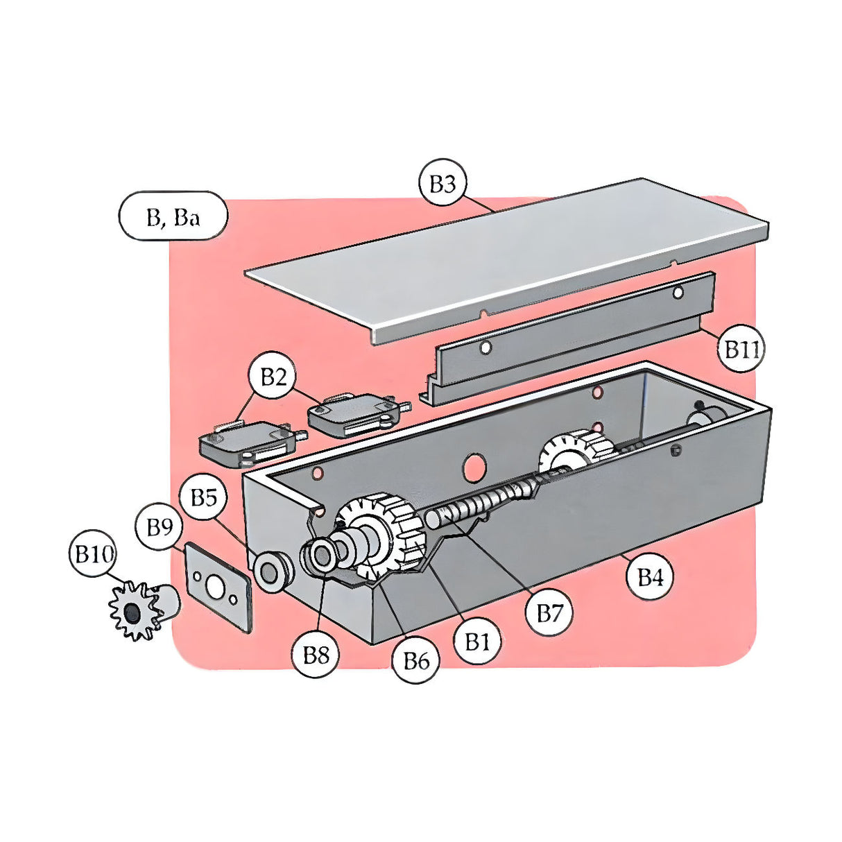 Eagle E094 Limit Switch Assembly (parts diagram)