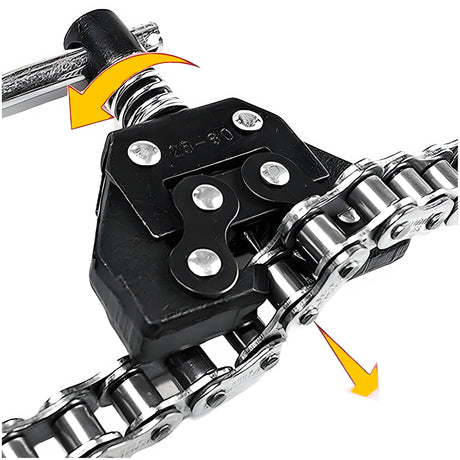 Elite Chain Breaker Hand Tool (showing how it's used)