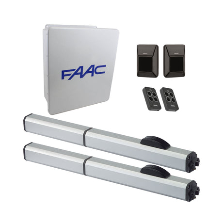 FAAC 400 Dual Swing Gate Opener Kit, cover closed