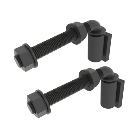 Security Brands GBHA500B J-Bolt Barrel Hinges 5-Inch (Pair)