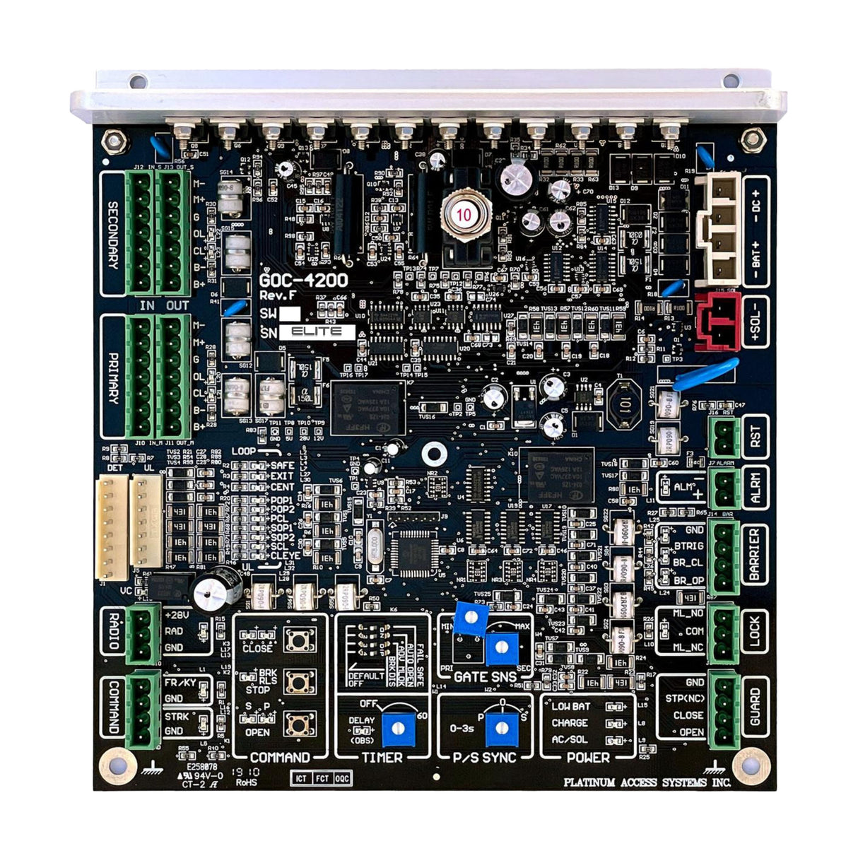 Platinum Access GOC-4200 Control Board for ACTP715 and UGP712 | Elitegates.net