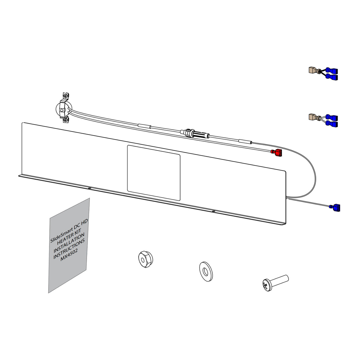 HySecurity MX001110 Heater Kit, 230VAC