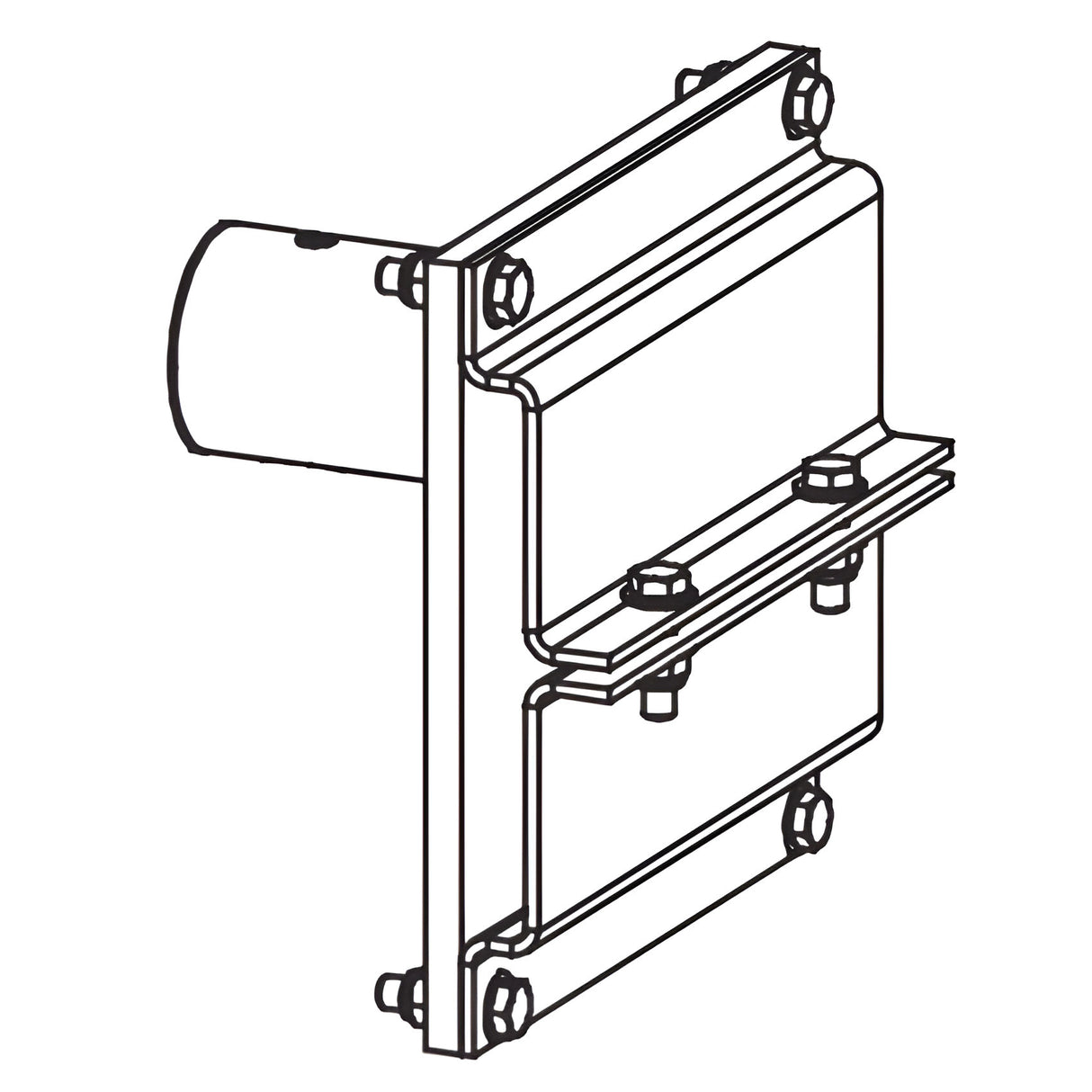 HySecurity MX001044 Bracket and Clamps