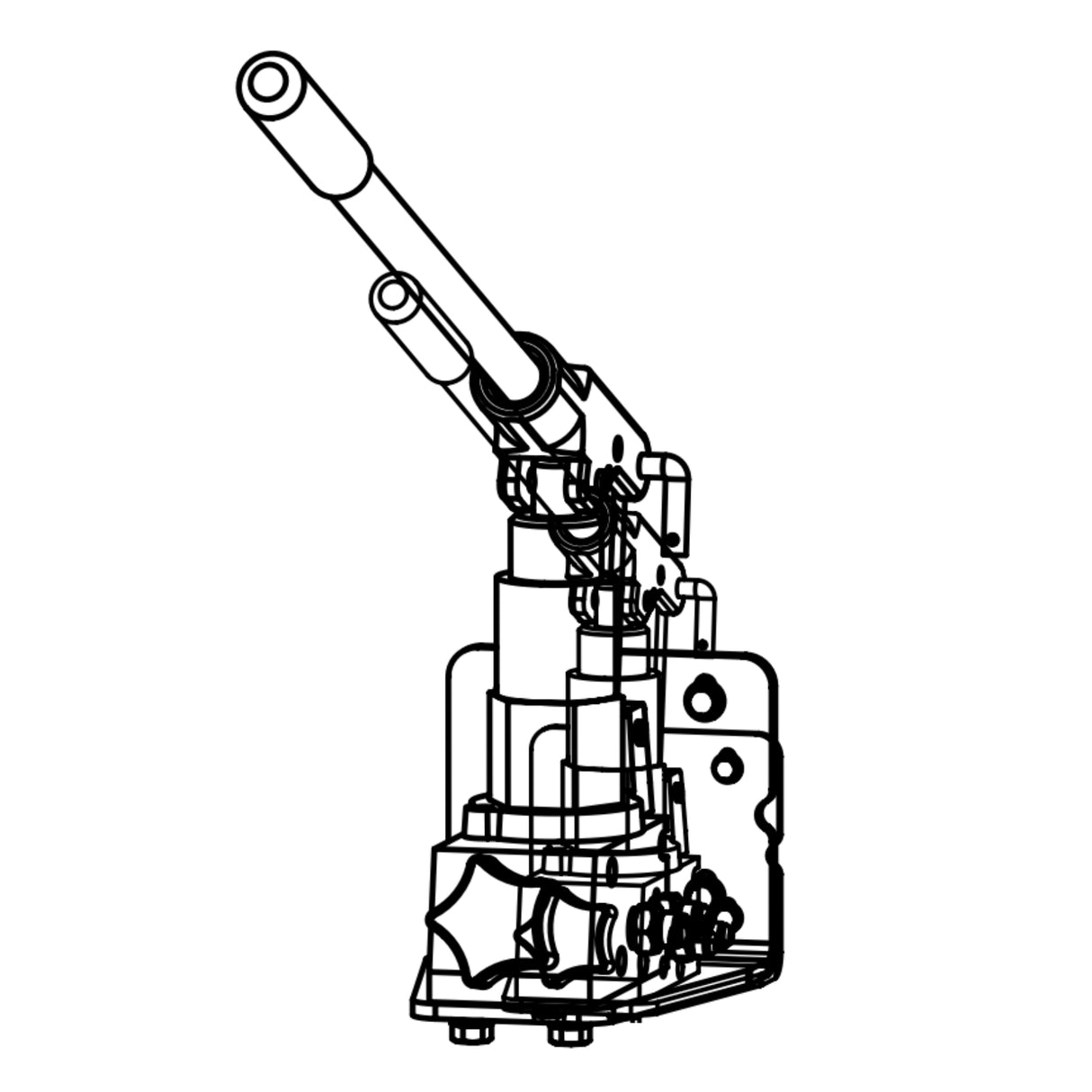 HySecurity MX3549 Hand Pump Assembly, HydraSwing 80F/150