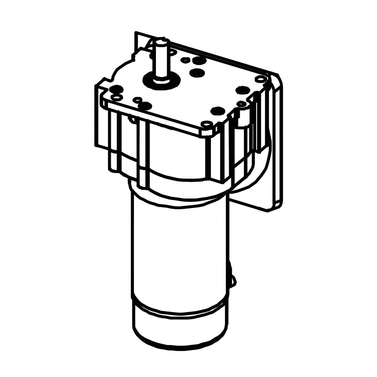 HySecurity MX3585 Gearmotor, 24VDC, w/Hall Sensor