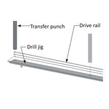 HySecurity MX002750 XtremeDrive Rack Install Kit, installation illustration