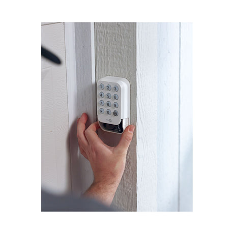 LiftMaster L979M Wireless Keypad with myQ, shown installed