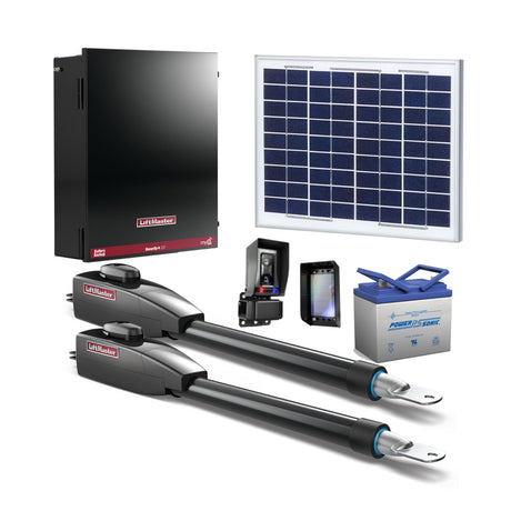 LiftMaster LA412XL20W Dual Solar Swing Gate Openers | EliteGates.net