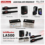 LiftMaster LA500UL Dual Swing Gate Operator Kit | Elitegates.net