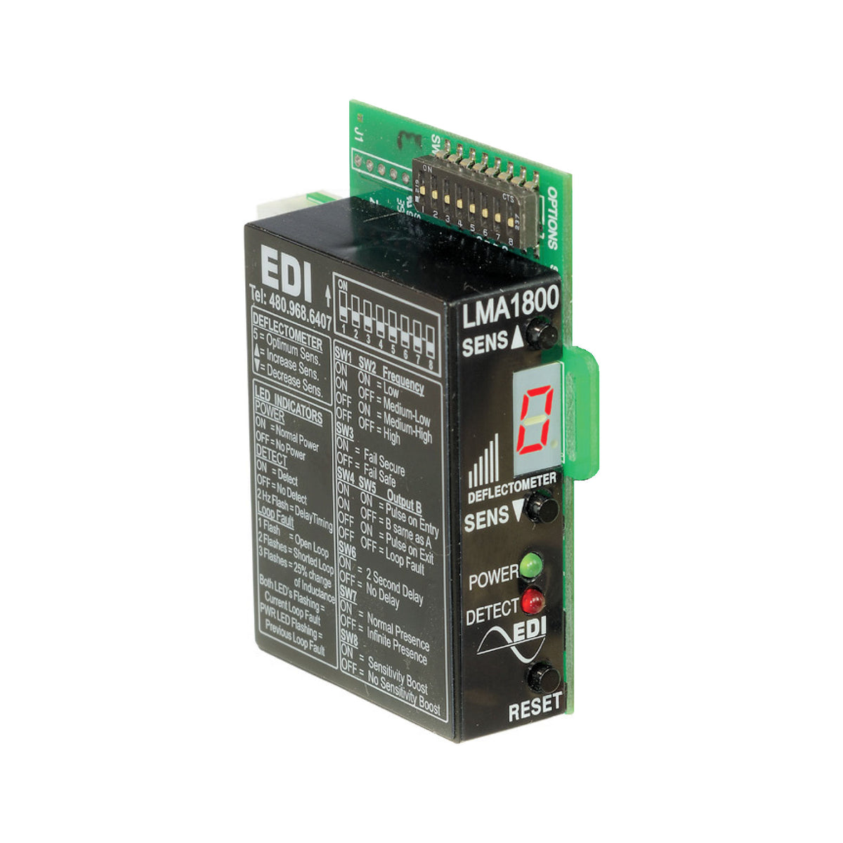 EDI Vehicle Loop Detectors EDI LMA 1800 LV Loop Detector Inductive Loop EDI Vehicle Loop Detectors EDI LMA 1800 LV Loop Detector Inductive Loop