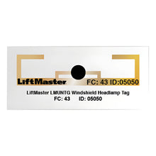 Load image into Gallery viewer, Liftmaster LMUNTG Windshield / Headlamp Tags RFID (Qty 50)
