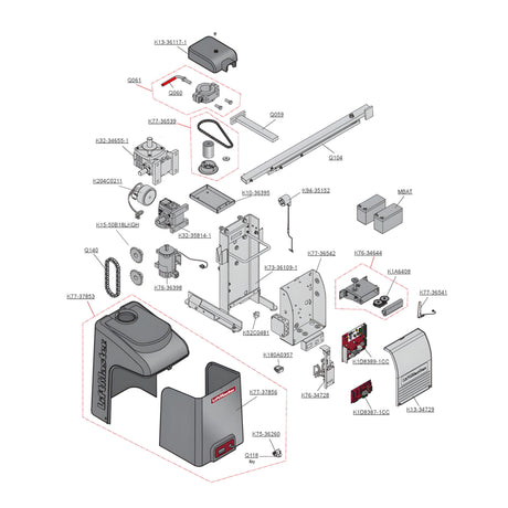 LiftMaster CSW24UL Repair Parts Diagram | Elitegates.net