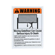 Liftmaster K40-38471 Warning Sign for Overhead Gates