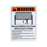 Liftmaster K40-38471 Warning Sign for Overhead Gates