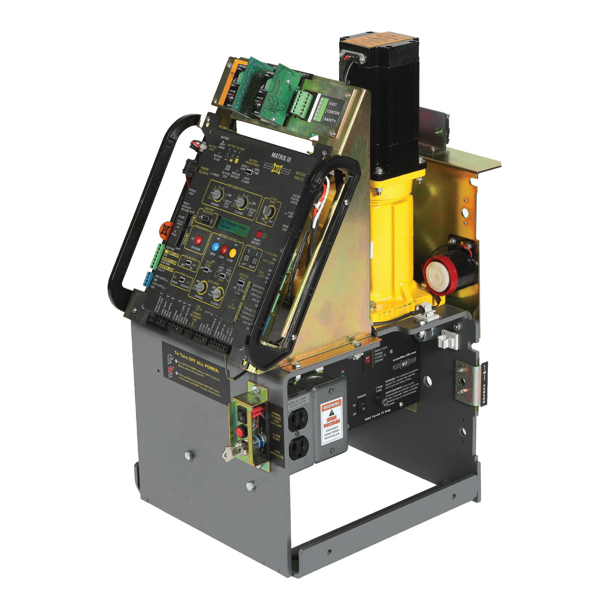 Maximum Controls - MAX 1700 FS PRO Slide Gate Operator, shown without its cover