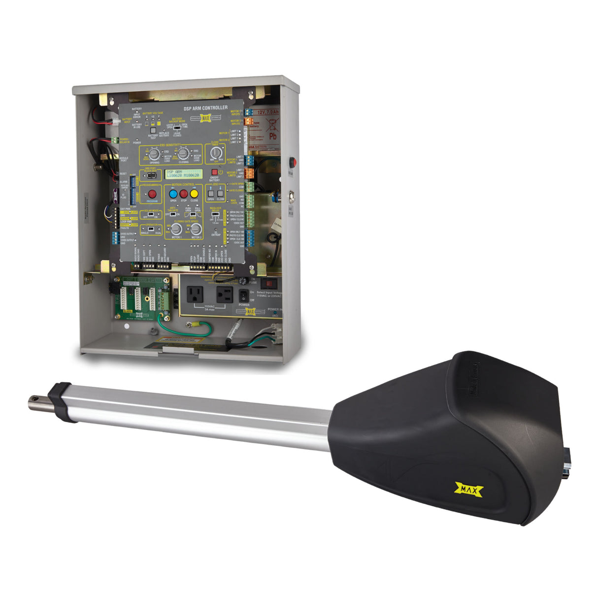 Maximum Controls - MAX SUPER ARM 2300 Swing Gate Operator Kit | Elitegates.net