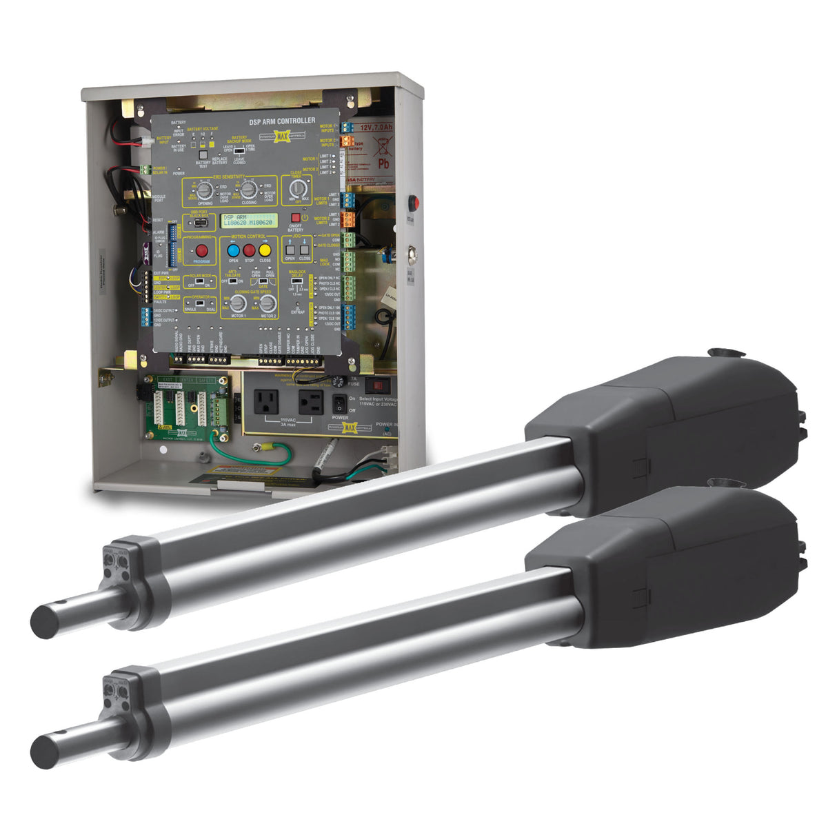 Maximum Controls - MAX SUPER ARM 1300 Dual-Swing Gate Operator Kit | Elitegates.net