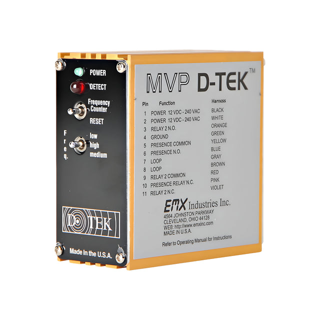 EMX MVP D-TEK Multi-Voltage Vehicle Loop Detector