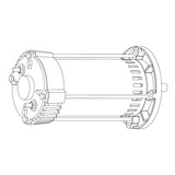 HySecurity MX001646 Replacement Motor 3/4 Hp (24VDC)