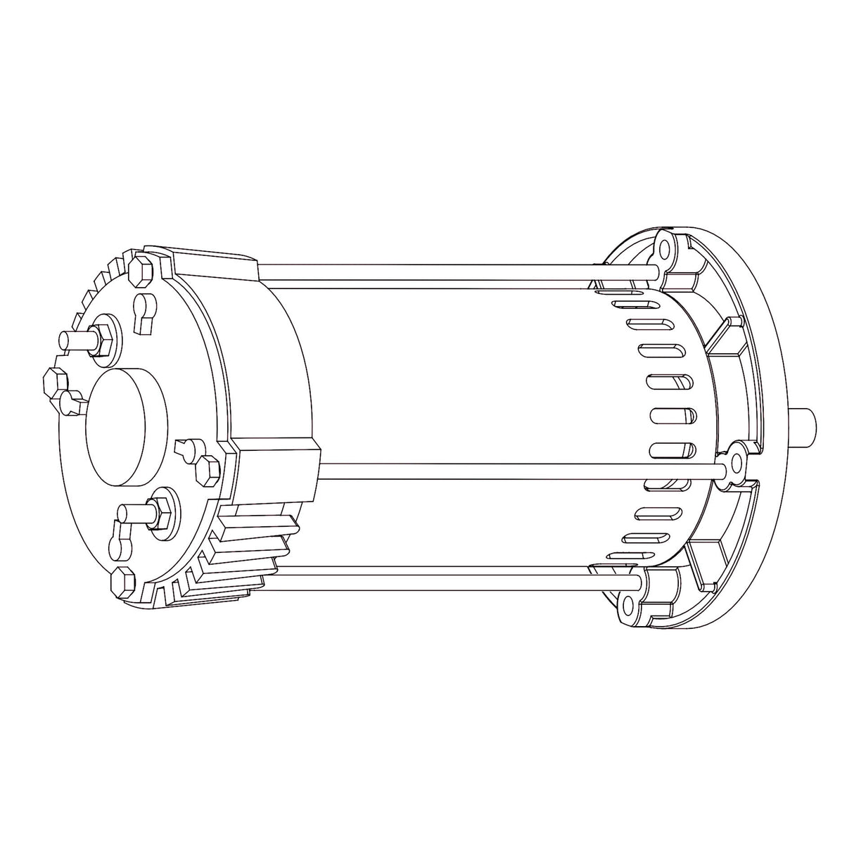 HySecurity MX001647 Replacement Motor 2Hp (24VDC)