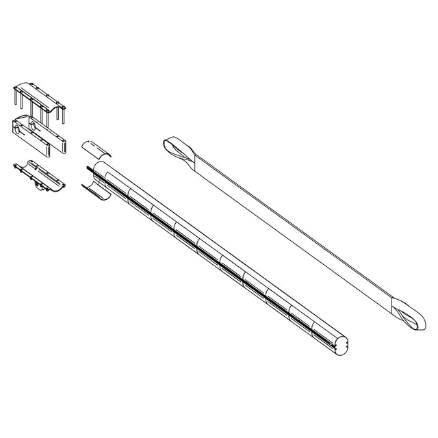 HySecurity MX3140 Upper Arm Assembly with Straps | Elitegates.net
