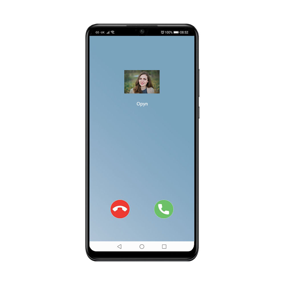 OPYN Video Intercom app (incoming call)