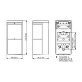 Optex OVS-02GT Virtual Safety Loop, dimensions