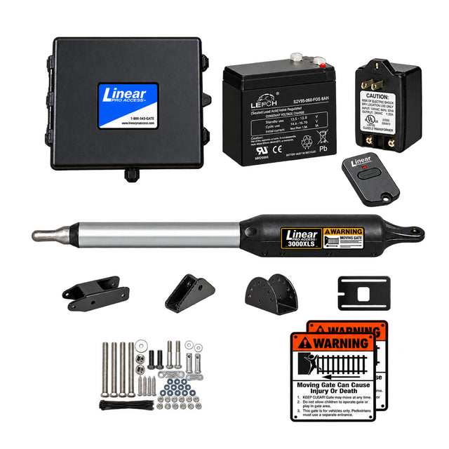 Linear PRO-SW3000XLS Single Swing Gate Operator Kit | Elitegates.net