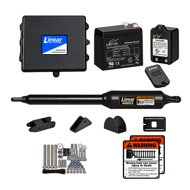 Linear PRO-SW4000XLS Single Swing Gate Operator Kit | Elitegates.net