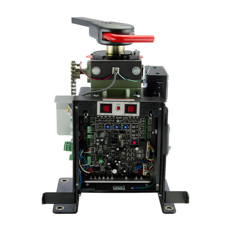 Platinum BLSW1016 Brushless DC Swing Gate Operator, shown without a cover | Elitegates.net