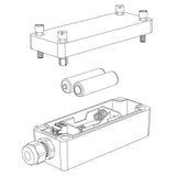 Miller Edge RB-TX10 Wireless Gate Transmitter, illustration