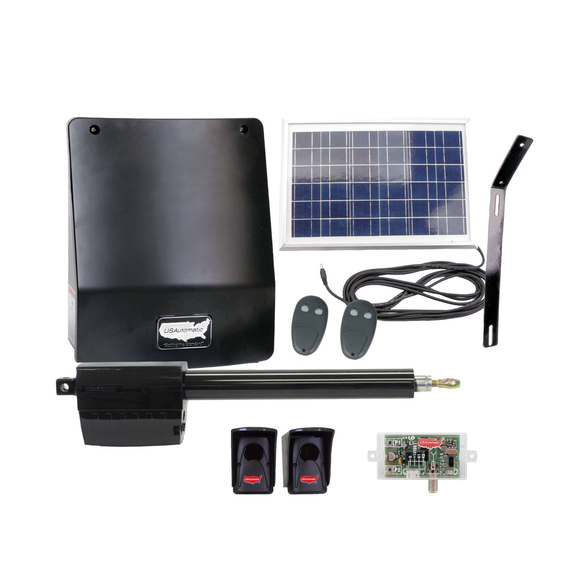 US Automatic 520009 Adapter For Swing Gate Openers - AC Power / Solar Panel Compatible