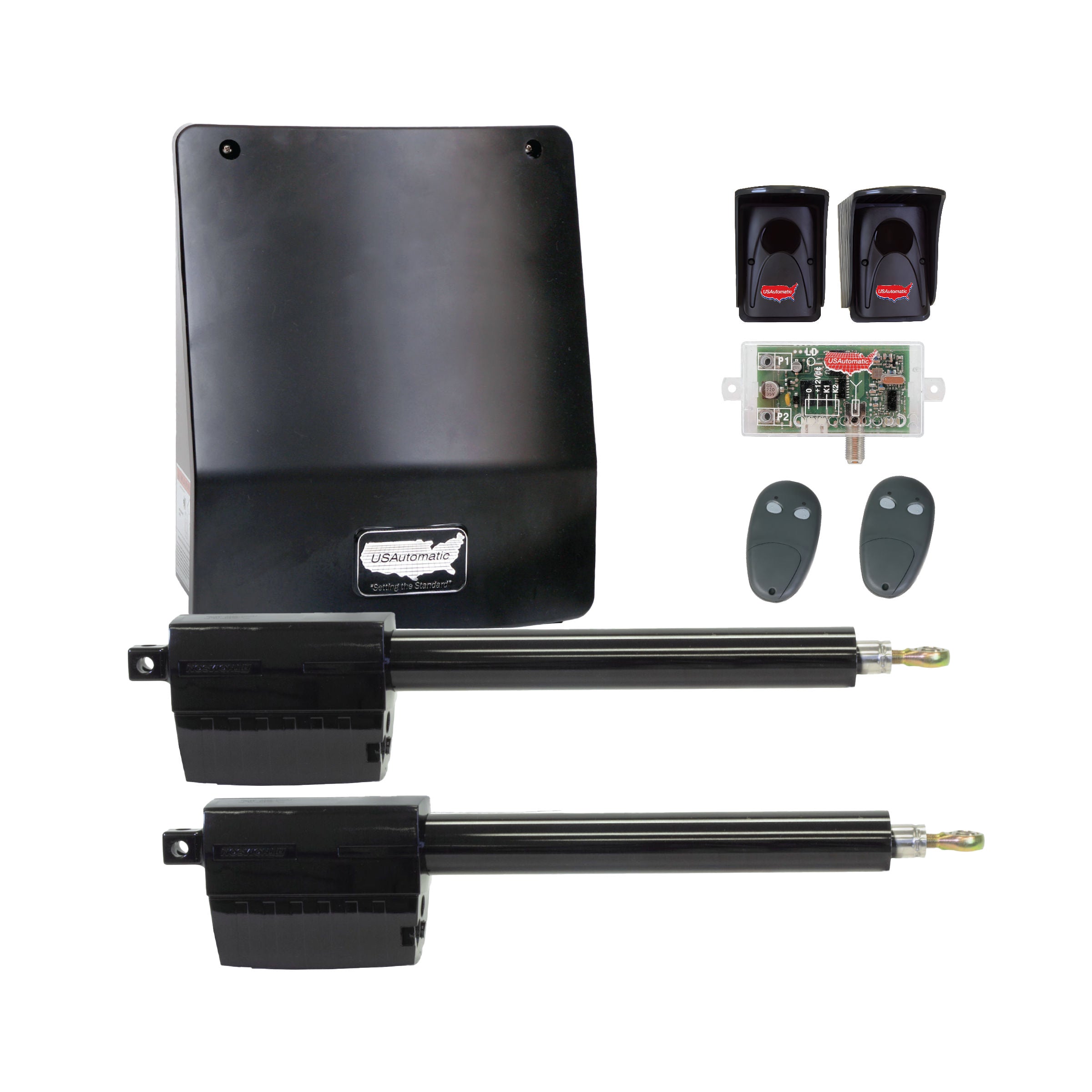 US Automatic Ranger 500 Dual Swing Gate Opener 110V | EliteGates.net ...
