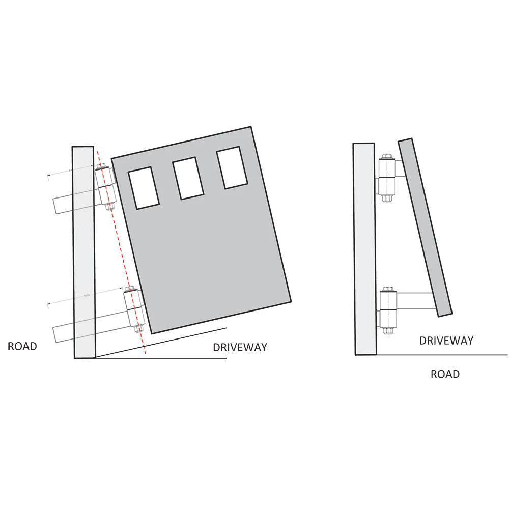 Liftmaster SWG606 installation illustration