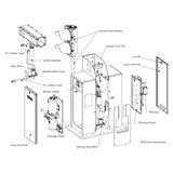 HySecurity MX4171 Light/Pole Assembly, Traffic, Galvanized Pole