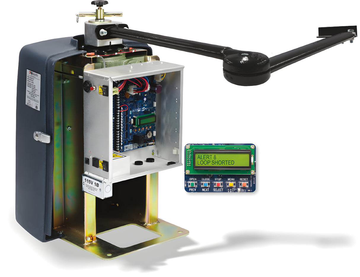 HySecurity SwingSmart Gate Operator, shown without the cover