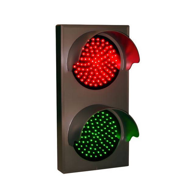 Signal Tech 5439 Vertical Traffic Light LED, front view