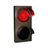 Signal Tech 5439 Vertical Traffic Light LED, showing red light