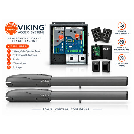 Viking Access VA-G5DLK Dual Swing Gate Operator Kit | Elitegates.net