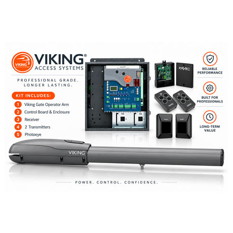 Viking VA-G5SLK Single Swing Gate Operator Kit | Elitegates.net
